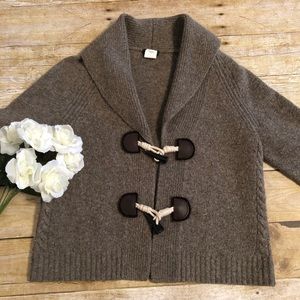 J.Crew Cropped Toggle Cardigan
